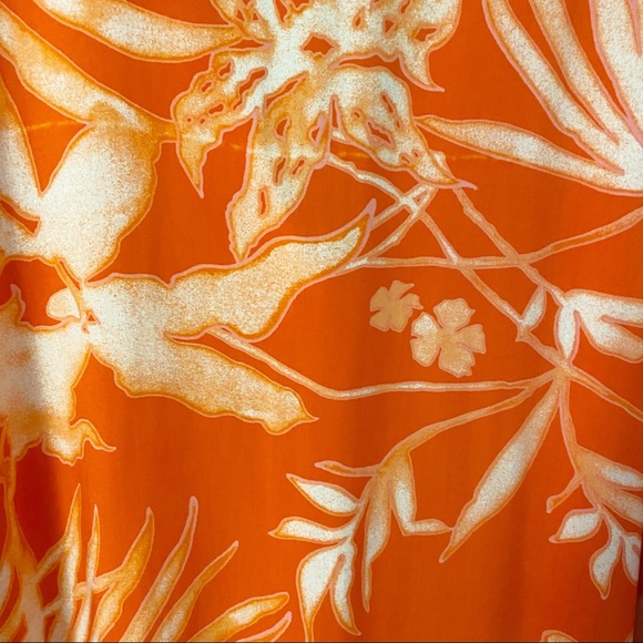 Natori Orange Floral Tunic - Picture 8 of 10